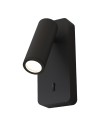 NOTTE * APLIQUE LECTOR MINI GU10 - NEGRO